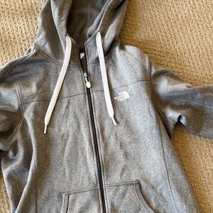 The North Face Charcoal Zip-Up Hoodie